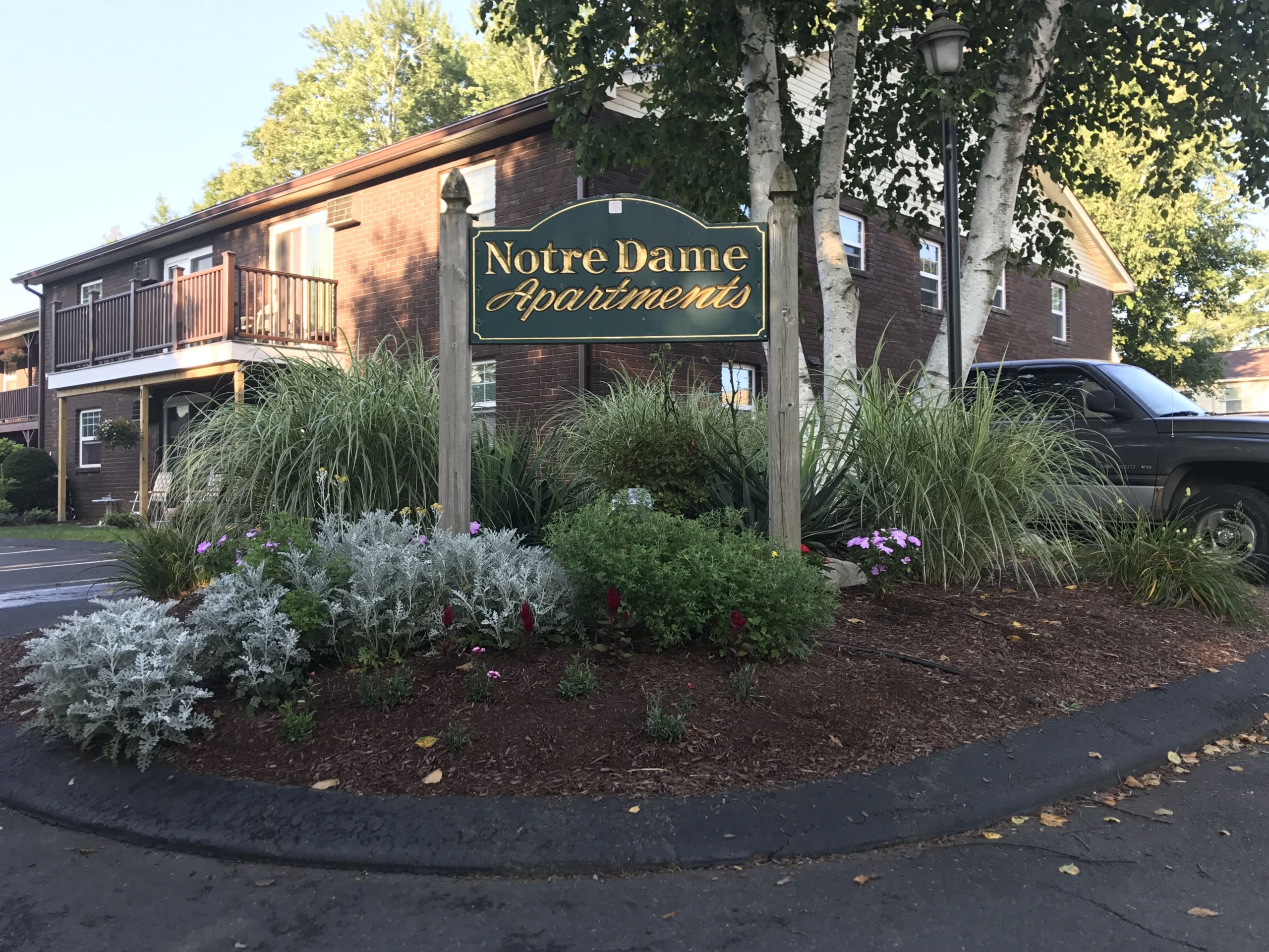 Notre Dame Apartments exterior in Westfield, MA